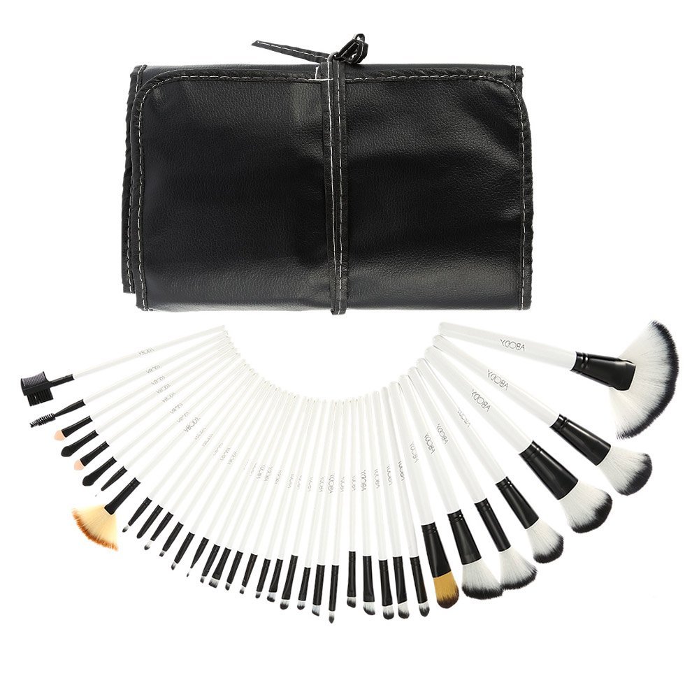 [amazon] 36pcs Holz Make-up Pinsel Set für nur 10,49€