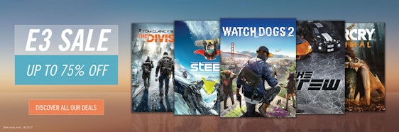 Crazy e3 Sale im Ubisoft Store - z. B. Tom Clancy's The Division Season Pass für 16€