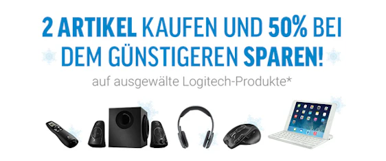 50% Rabatt auf Logitech bei Notebooksbilliger