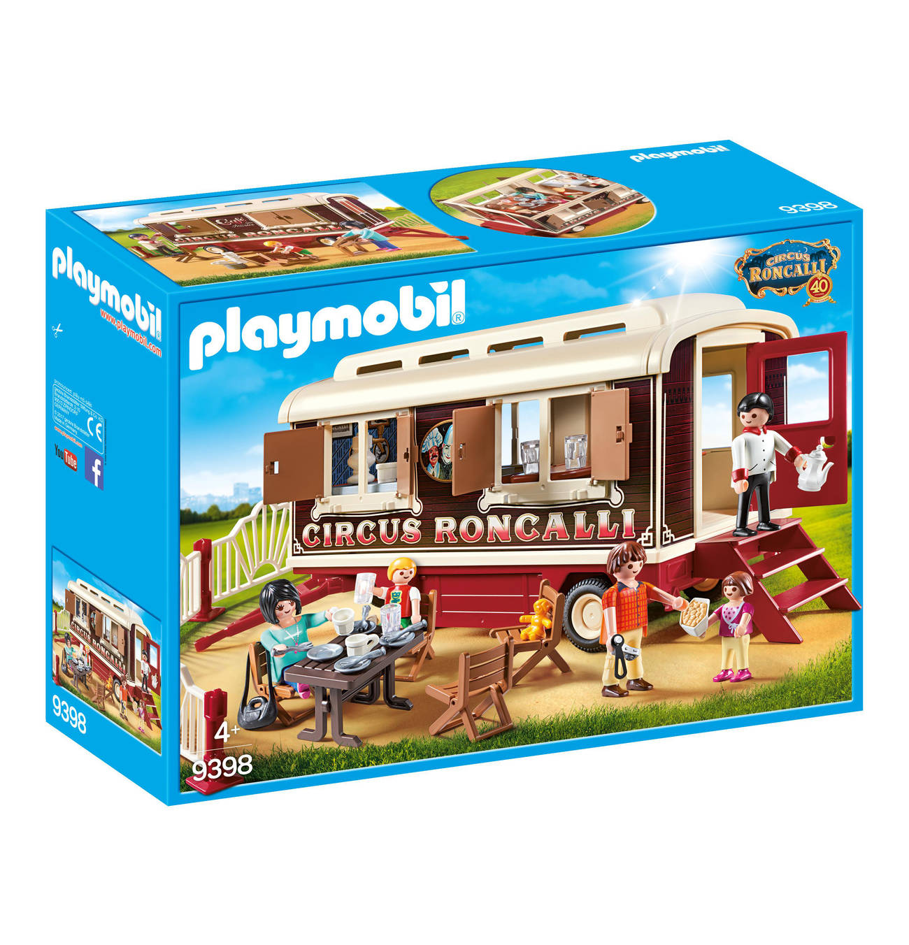 Playmobil Roncalli Café des Artistes 9398 für 34,99 EUR