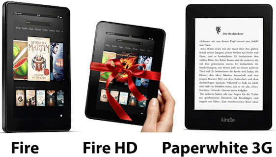 Knaller - bis zu 50€ Rabatt auf Kindles für Amazon Kreditkartenbesitzer - Paperwhite 3G für 139€/189€