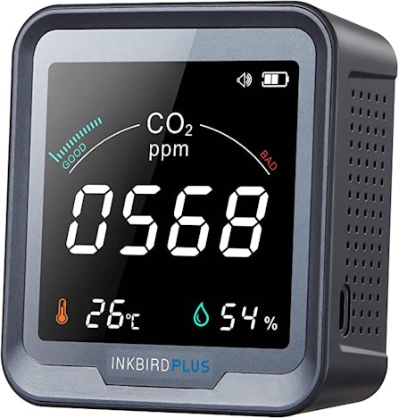 Inkbird PTH-9C für 42€ - Raumluftmessgerät und Kohlendioxid-Detektor mit Alarm