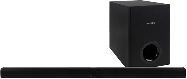 Philips "HTL2183B/12" 3.1 Soundbar für 139€ - Einsteigersoundbar mit Subwoofer