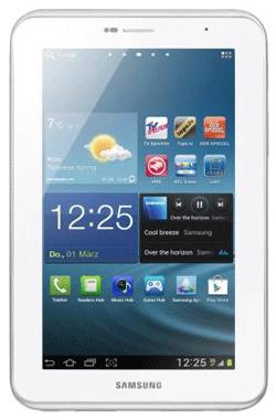 Samsung Galaxy Tab 2 7.0 8GB WiFi weiß für 203€ - 7" Tablet mit 8GB Speicher, erweiterbar mit microSD