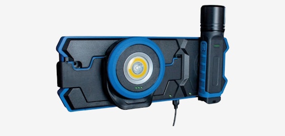 as-Schwabe INDU 3 für 39€ - LED-Akku-Strahler, Induktionsladestation, IP65 geschützt