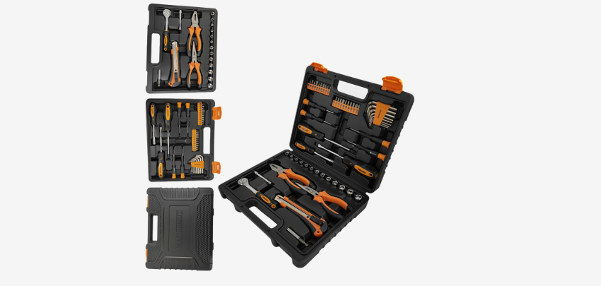 Andiarbeit Werkzeugkoffer für 23€ - 54-teilig, kompakt, ergonomisches Design