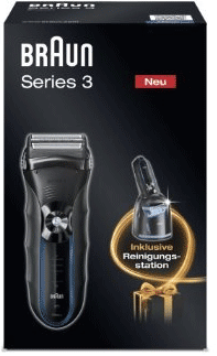 Braun Series 3-350cc für 60€ (evtl. minus 20€ Cashback) - elektrischer Rasierer inkl. Reinigungsstation