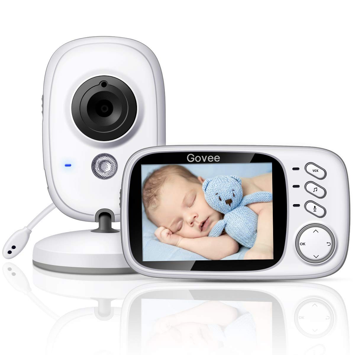 Video Babyphone Baby Monitor 3,2 Zoll 2,4 GHz Wireless weit reichend mit Digitalkamera