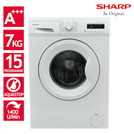 7 KG Waschmaschine Sharp ES-FB7143W3A für nur 249,90 EUR inkl. Versand