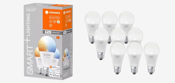 9x Ledvance Smart+ E27 Leuchte für 20€ - WiFi, App-Steuerung | 2,22€ pro Stück 🤯
