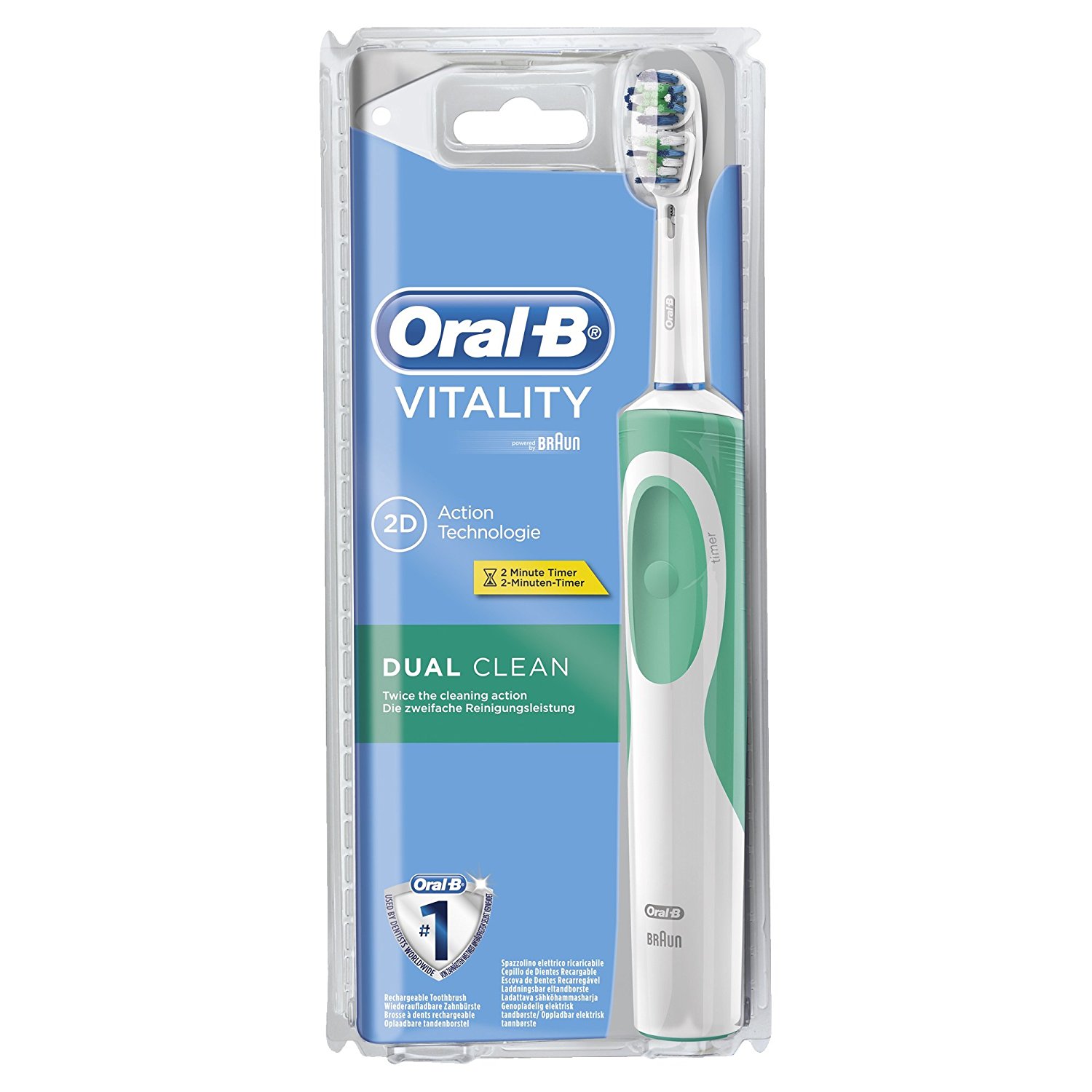 Oral-B 609993 Vitality Dual Clean Zahnbürste für 8,49 EUR