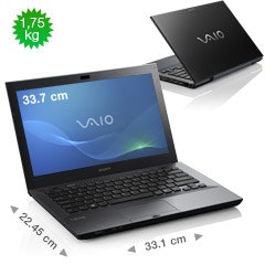 Sony Vaio SB4 für 569€ - 13" Notebook mit Core i5-2450M, 4GB Ram, 128GB SSD