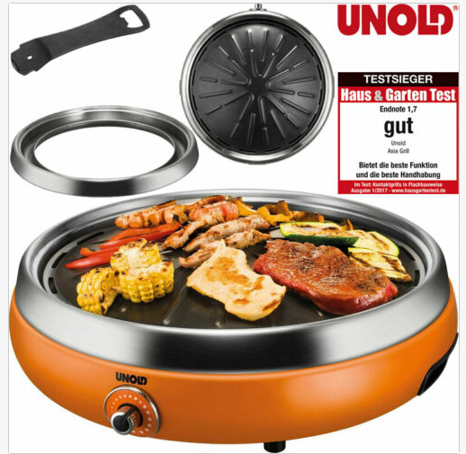 [ebay] Unold Low-Fat Asia Tischgrill Elektrogrill Kochplatte 30cm für 34,99€