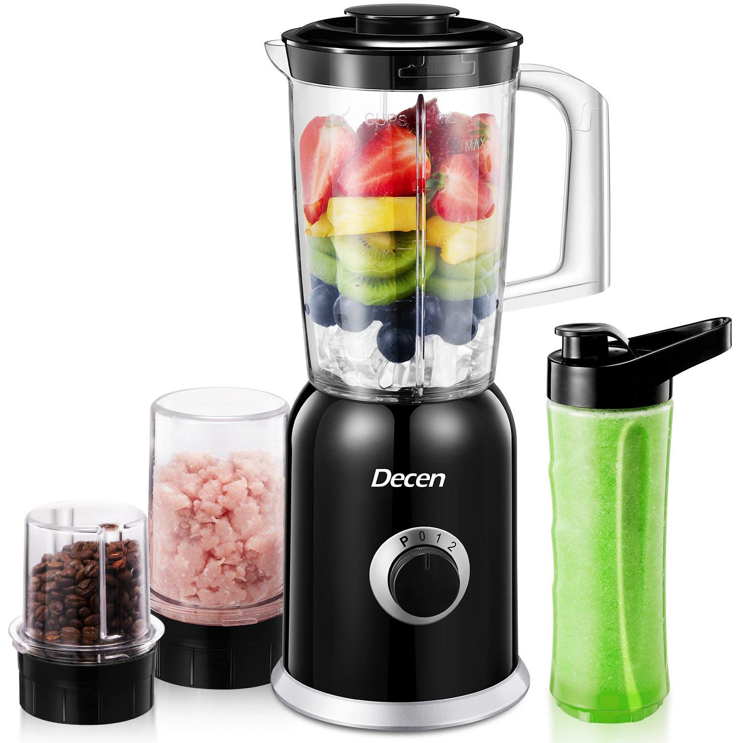 4 in 1 Standmixer 4 Titan Klingensätze Edelstahl 300W für 34,99€