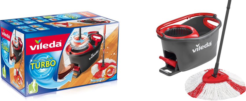 Vileda EasyWring &amp; Clean Turbo für 20€ – Wischmop &amp; Eimer im Set