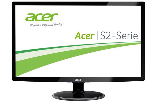 Acer S242HLCBID für 111€ - 24" Monitor mit Full-HD, TN-Panel und 2ms Reaktionszeit - schwarz