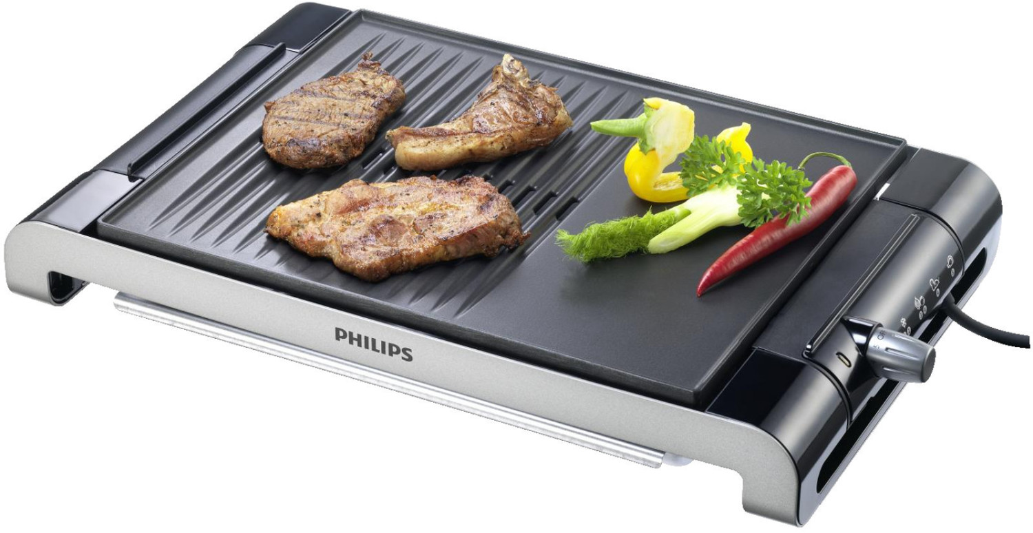 Philips HD4419/20 für 50€ – Tischgrill mit 2.300 Watt, 30x37cm Grillfläche