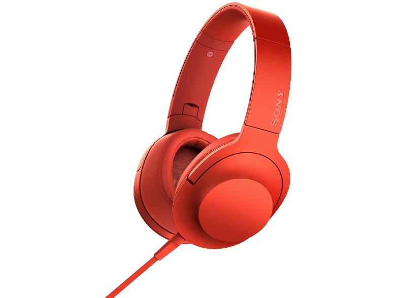 On-ear Kopfhörer SONY MDR-100AAP rot für 74,99 EUR inkl. VSK