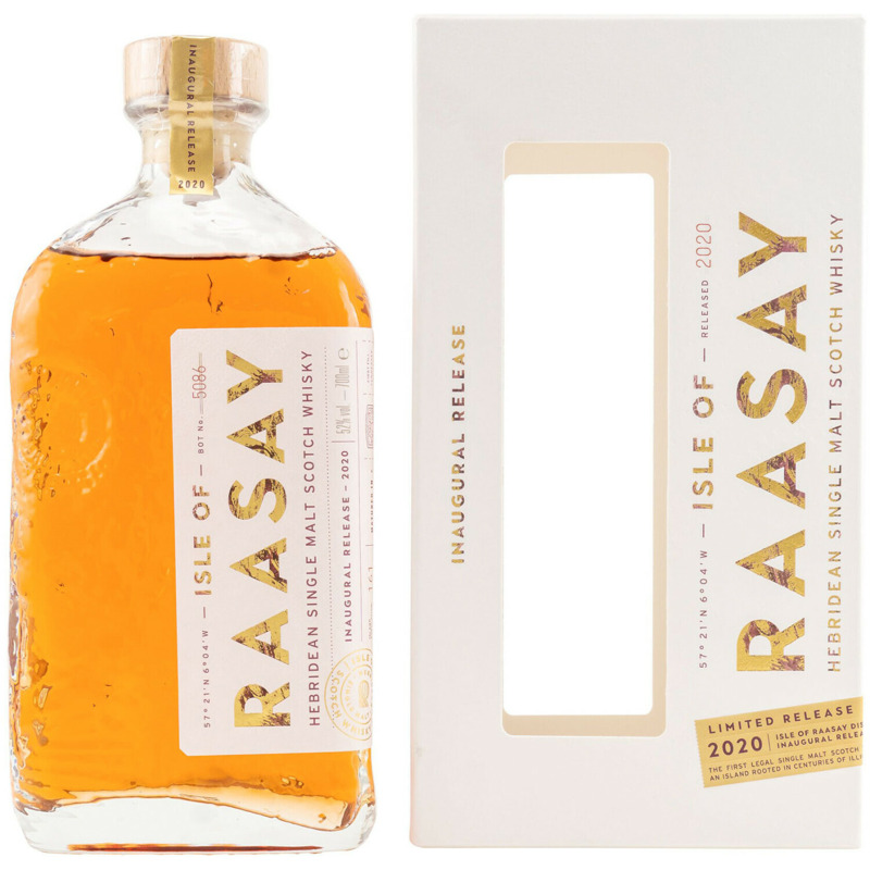 Raasay Single Malt Inaugural Release 2020 0,7l 52%: 199,90€ statt 251,91€