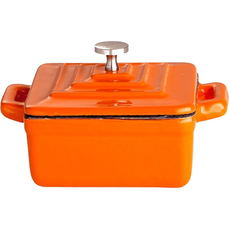 9,95€ auf Paella World Gusstopf mit Deckel 9,5 x 9,5 x 4,5 cm orange sparen