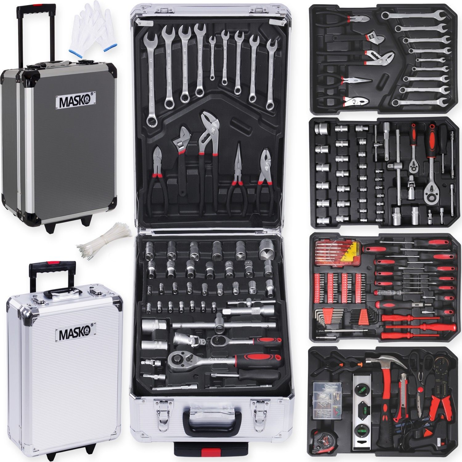 Masko Werkzeug-Trolley Profi 565-teilig für 53,82 EUR inkl. Versand