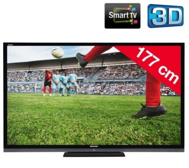 Sharp AQUOS LC-70LE747E - LED-Fernseher 3D Smart TV