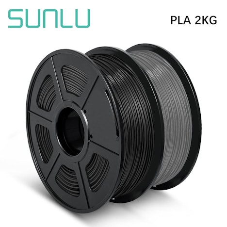 2kg Sunlu PLA 3D-Drucker-Filament (1,75mm), 2 Rollen zu je 1kg = 11,23€/kg
