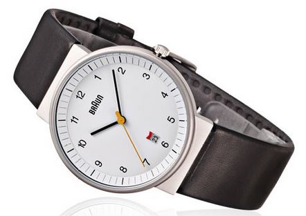 Braun BN0032WHBKG für 73€ - Herren-Armbanduhr mit Lederband und 40mm Gehäusedurchmesser