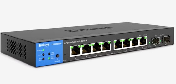 Hammer! 🔥 Linksys Netzwerk-Switch für 76€ - 8 PoE+-Buchsen, 110W Gesamtleistung, 2 SFP-Uplinks