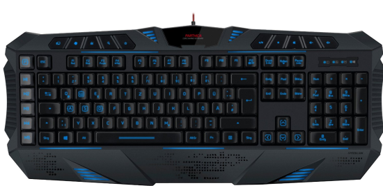 Gaming Tastatur Speedlink Parthica Core für 40€ - Anti-Ghosting