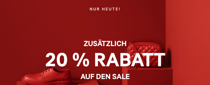 Nur heute: 20% Rabatt bei H&amp;M - gültig für Sale