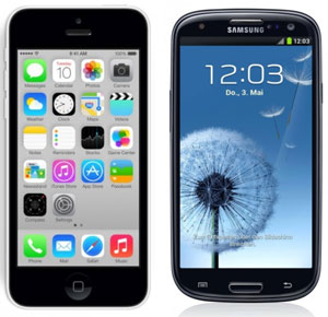 Weitere günstige Smartphones bei Simyo - S3 mini für 134€, iPhone 5c für 434€