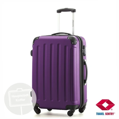 citykoffer.de Handgepäckkoffer Trolley 48 Liter Hartschale