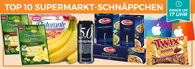 Top 10 Supermarkt-Schnäppchen der KW 45 - z. B. Grünländer Käse gratis testen