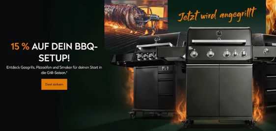 🔥 15% Rabatt auf BURNHARD FRED Series 3 Gasgrills – jetzt abstauben!