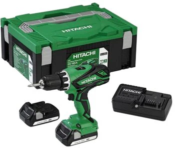 Hitachi Akku-Bohrschrauber DS 18DJL 18V inkl. 2 Akkus ,Ladegerät ,Schrauberklinge für 124,98 EUR inkl. Versand