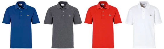 Lacoste Poloshirts in verschiedenen Farben für 42€