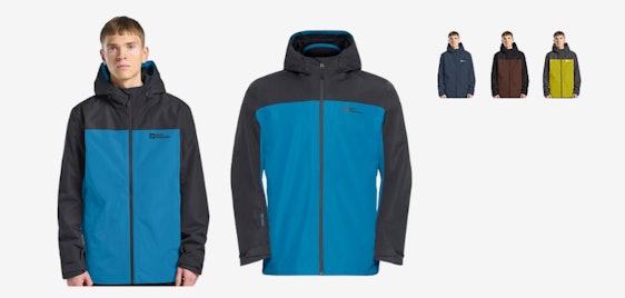 Jack Wolfskin Taubenberg für 135€ - 3-in-1 Funktionsjacke