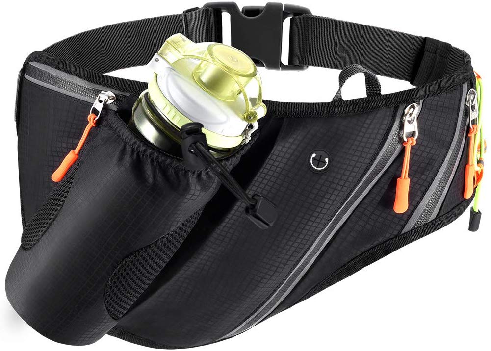 VBIGER Gürteltasche Trinkgürtel Hüfttasche mit Flaschenhalter Für 5,7€