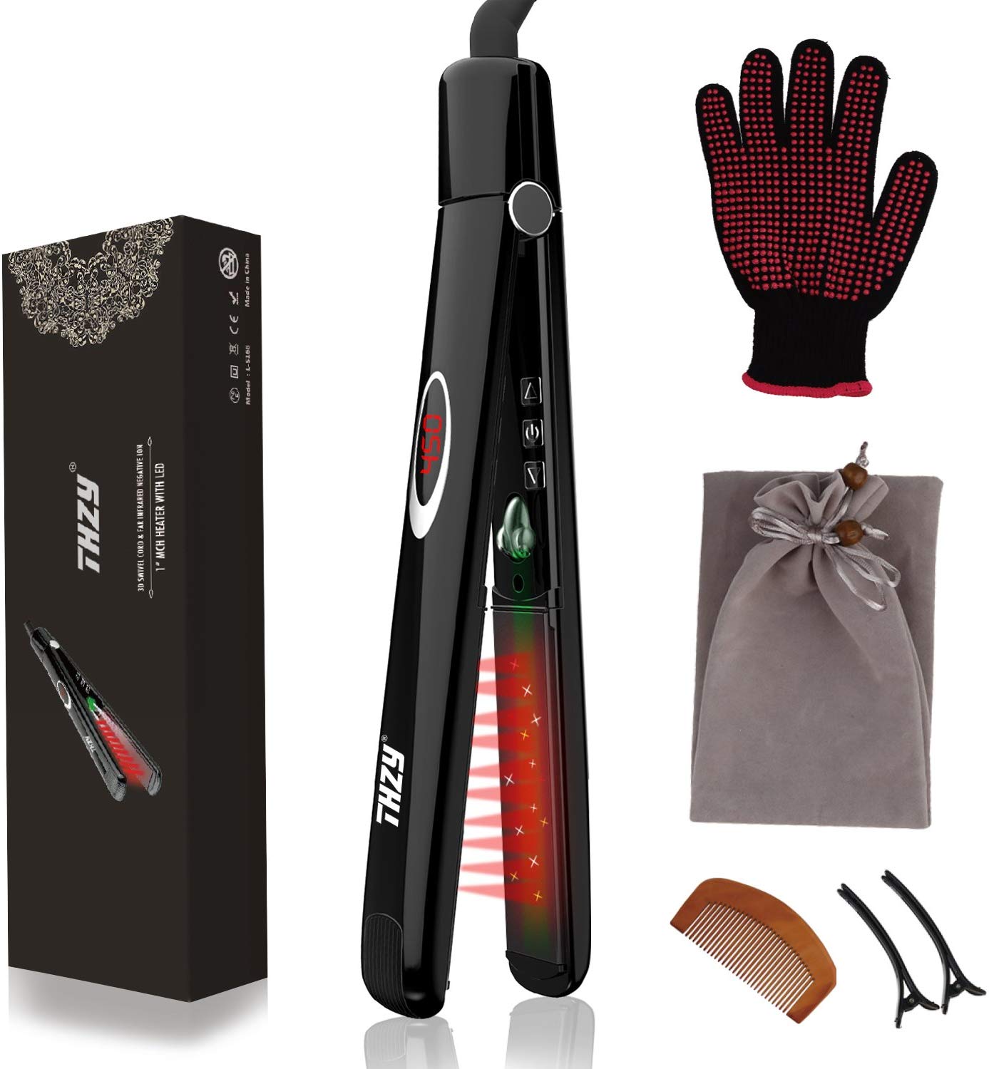 Infrarot Glätteisen mit Ionentechnologie