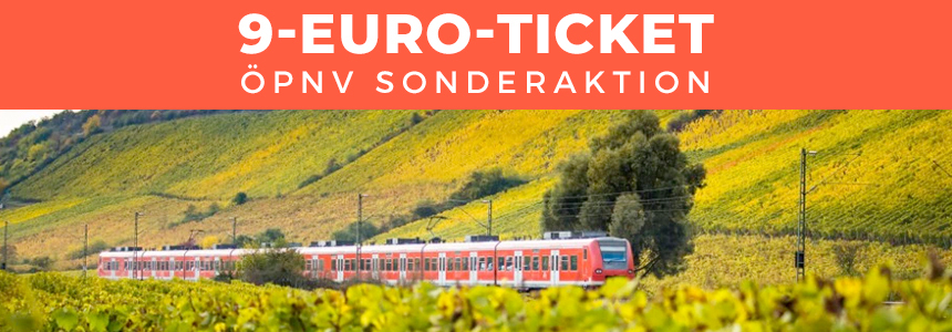 ÖPNV Sonderaktion - Mit Bus und Bahn durch ganz Deutschland mit dem 9-Euro-Ticket 🚆