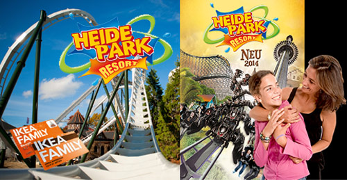 2für1 Eintritt im Heide Park Soltau - Ikea-Family, AOK oder Gutschein *UPDATE*