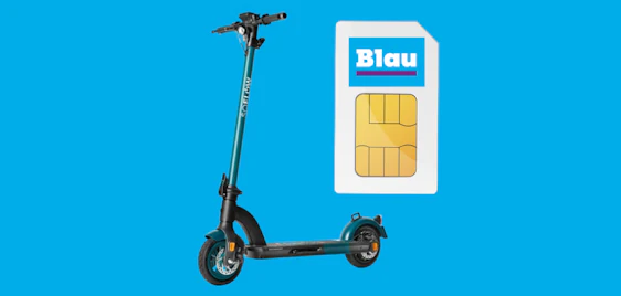 Effektiv gratis + 224€ GEWINN 🛴🔥 SoFlow Pro E-Scooter + 10GB Blau Allnet-Flat