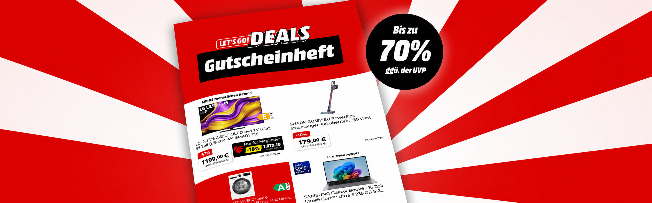 Let's Go Deals Gutscheinheft Mediamarkt