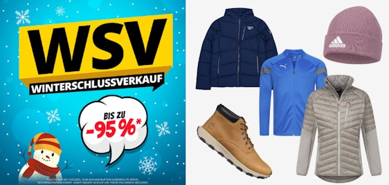 Sportspar Winterschlussverkauf: Bis zu 95% Rabatt sichern!