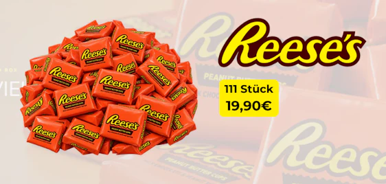 Jetzt zuschlagen! 🍫 Reese's XL Box mit 111 Stück nur 20€ (ohne Versand)