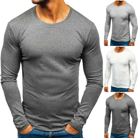 Longsleeve Langarmshirt Sweatshirt Pullover Herren BOLF 1A1 für 9,45 Euro