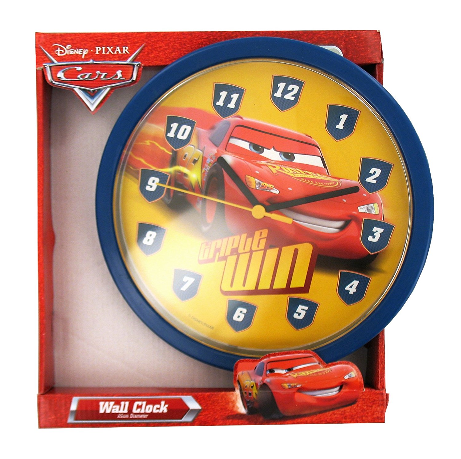 Hama Kinder-Wanduhr "Cars", blau für nur 3,29 EUR