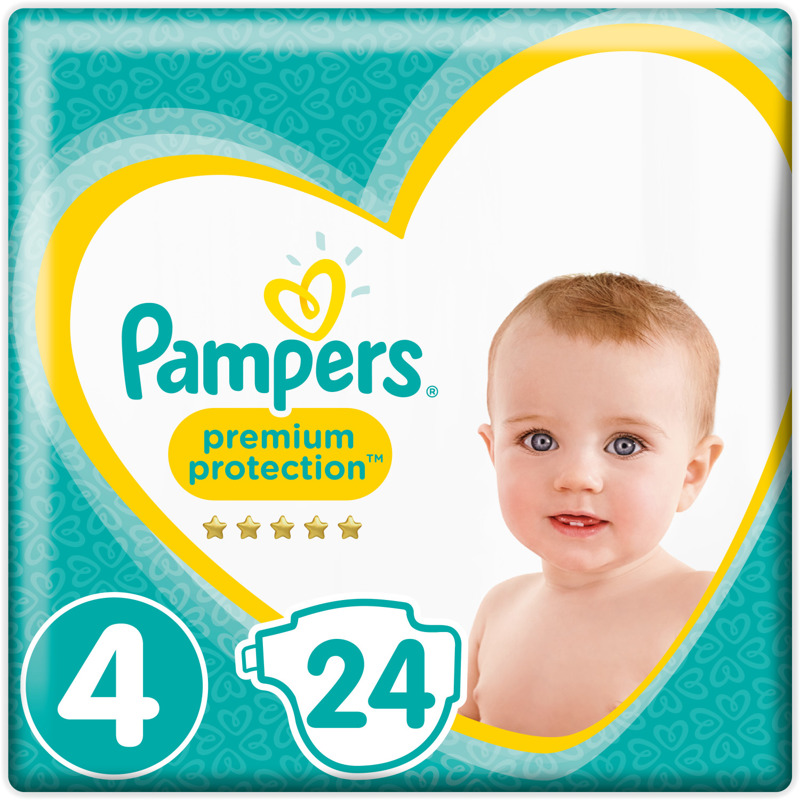 Pampers Premium Protection Gr. 4 (8-16 kg) 24 St. mit 41,02€ Rabatt