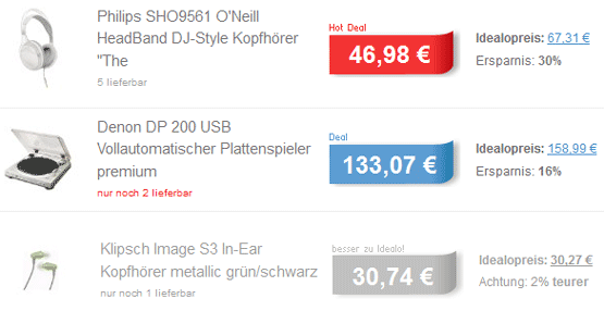 Schnell die besten Amazon Warehouse Deals finden - neues Feature bei qula.de
